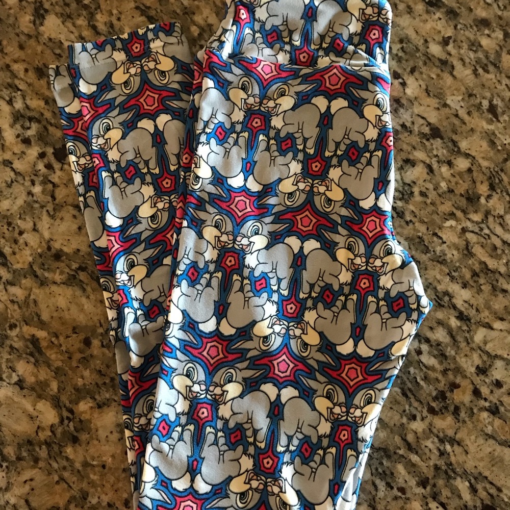 Lularoe Disney Bambi Thumper leggings Tween